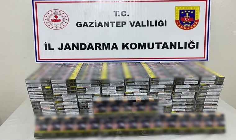 Gaziantepte 330 bin TLlik kaçak sigara operasyonu