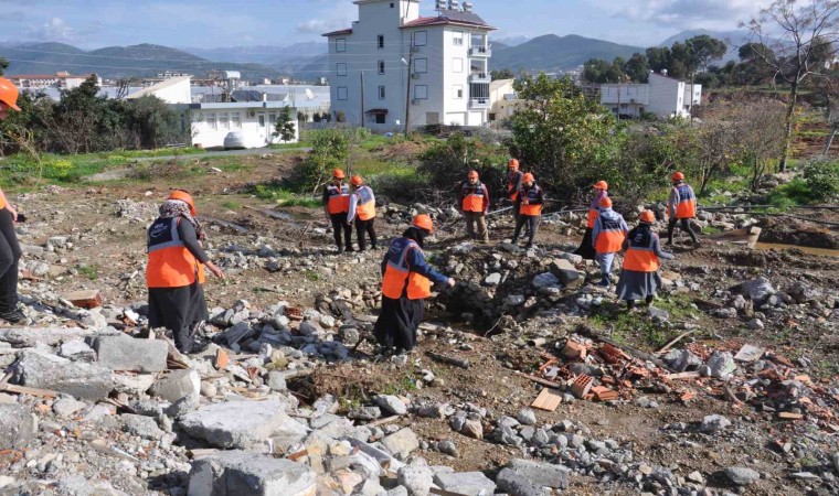 Gazipaşada enkaz tatbikatı yapıldı