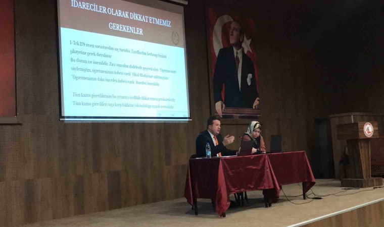 Gedizde okul idarecileri ve PDR öğretmenlerine bilgilendirme semineri