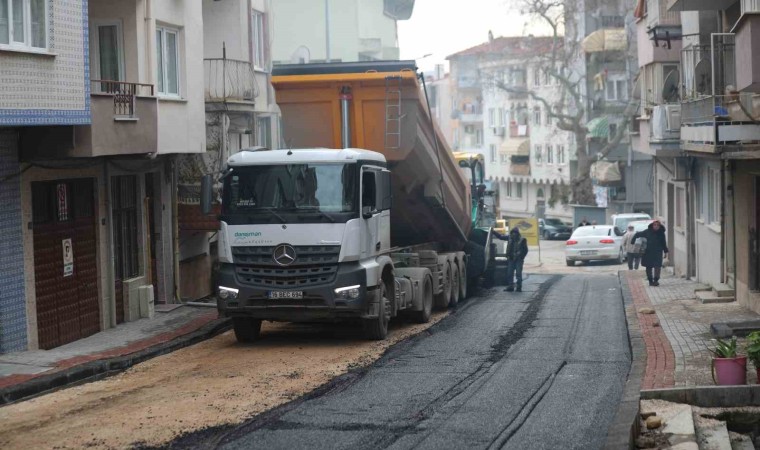 Gemlik Belediyesinden Alemdar Caddesine estetik dokunuş