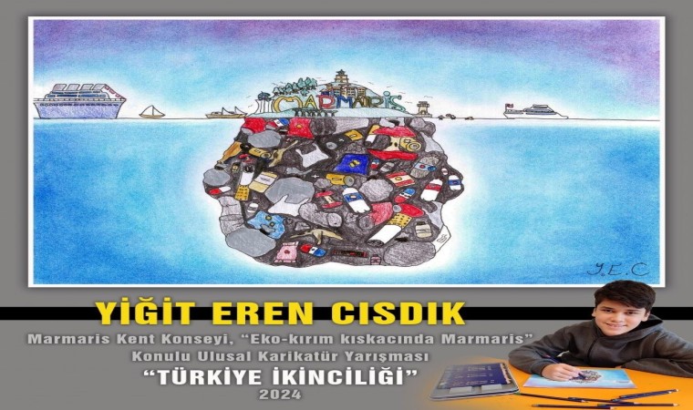 Genç karikatüristlerden büyük başarı