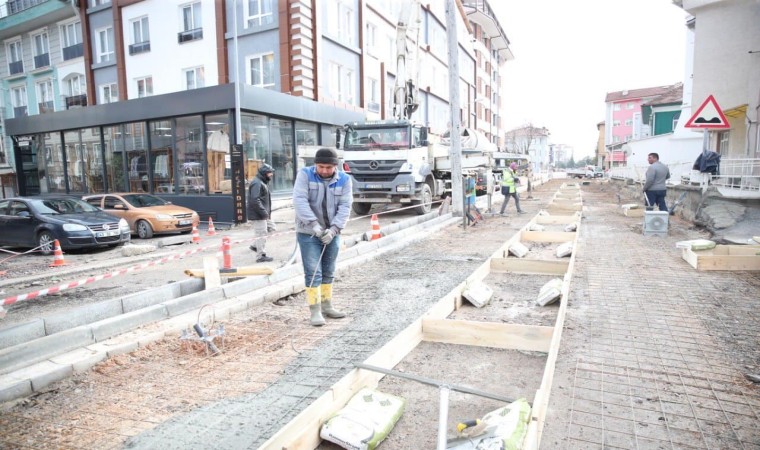 Hacı Hıfzı Emer Caddesinde çalışmalar sürüyor