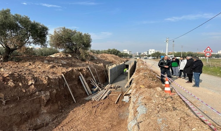 Hacıishak Mahallesinde taşkın sorunu kökten çözüme kavuşuyor