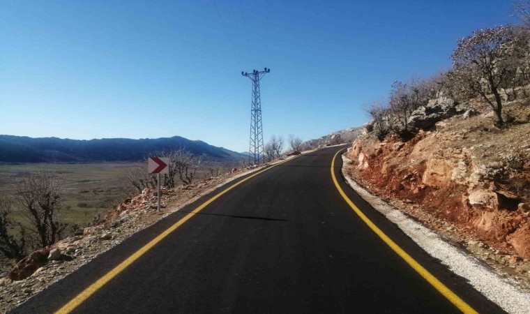 Hanide çalışmaları tamamlanan yol ulaşıma açıldı