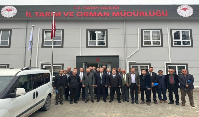 Hatay İl Tarım ve Orman Müdürlüğünde koordinasyon toplantısı gerçekleştirildi