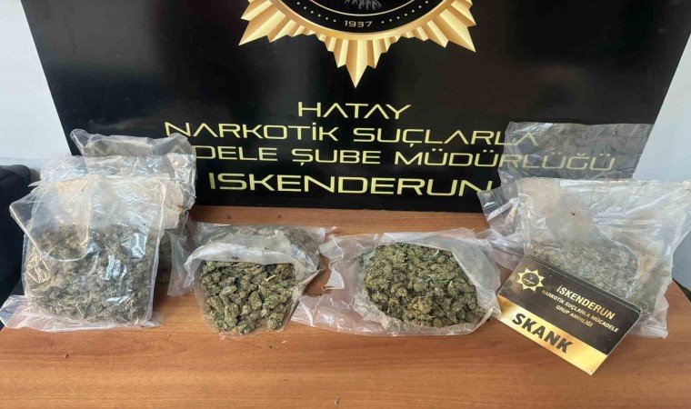 Hatayda 9 kilo 300 gram skank ele geçirildi