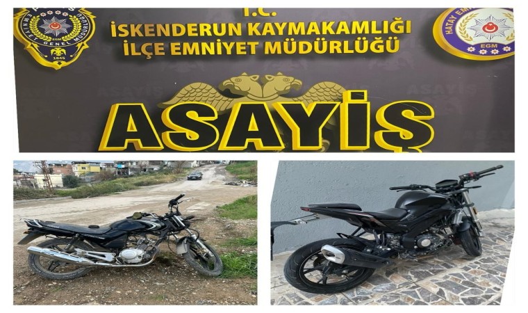 Hatayda iki motosiklet hırsızı tutuklandı