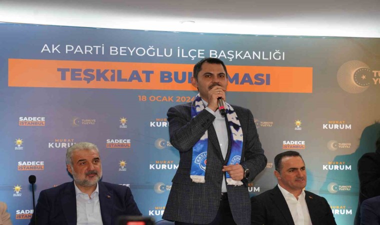 İBB Başkan Adayı Murat Kurum “Ben Beyoğlunun Muratı olarak sokak sokak çalışıp tüm kardeşlerimi kucaklayacağım”