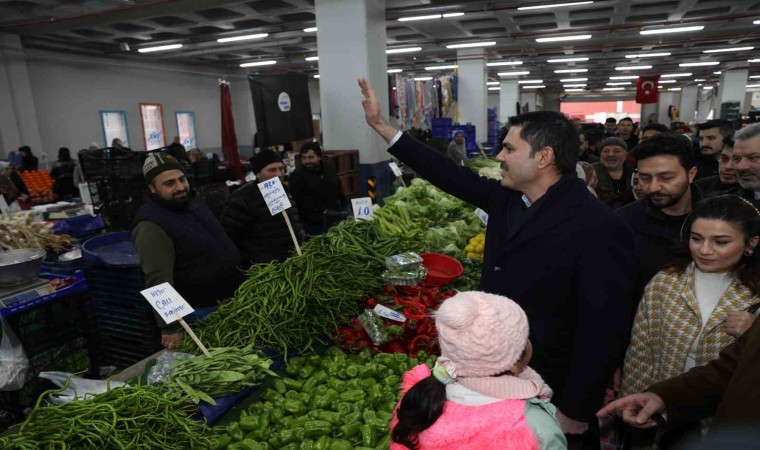 İBB Başkan Adayı Murat Kurum: İstanbulda 200 yeni pazar açacağız