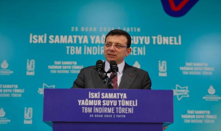 İmamoğlu: Dört buçuk yıldır İstanbul’un altında vızır vızır çalışıyoruz