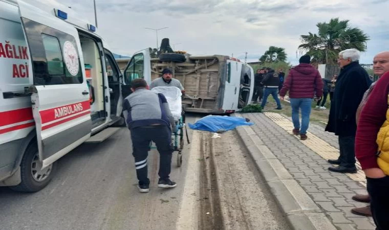 İşçi servis minibüsü TIR’a çarptı: 1 ölü, 7 yaralı