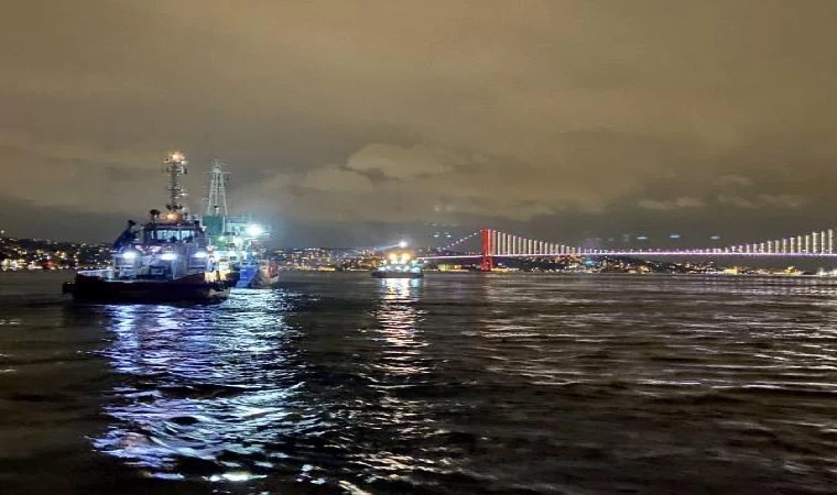 İstanbul Boğazı’nda arıza yapan gemi kurtarıldı; boğaz trafiği normale döndü