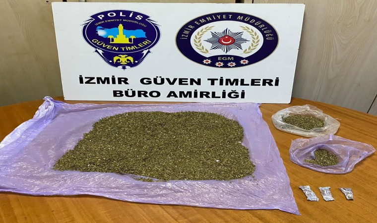 İzmirde cezaevi firarisi uyuşturucuyla yakalandı