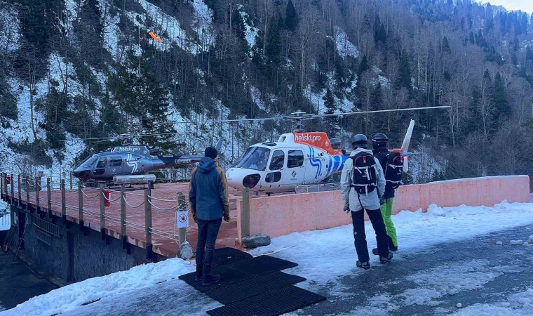 Kaçkar dağlarında ‘Heliski heyecanı başladı