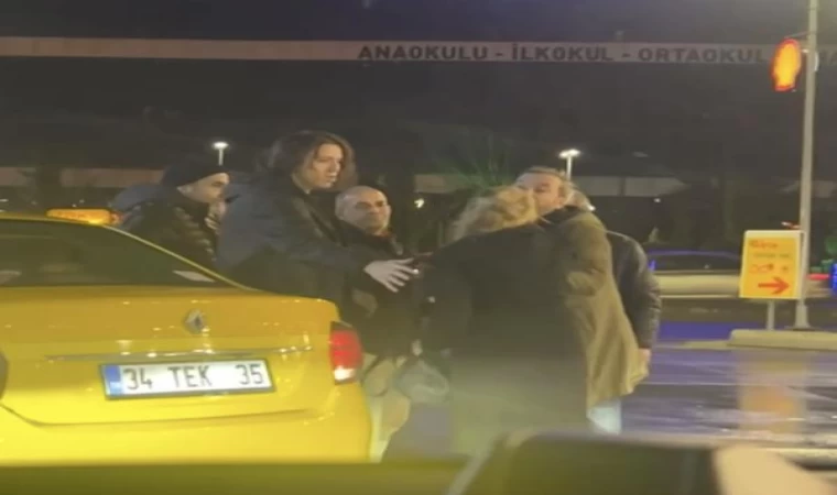 Kağıthane’de taksici ile tartıştığı kişiler arasında kavga: Kadın baygınlık geçirdi