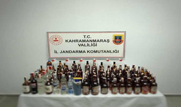 Kahramanmaraşta sahte içki operasyonuna 1 gözaltı