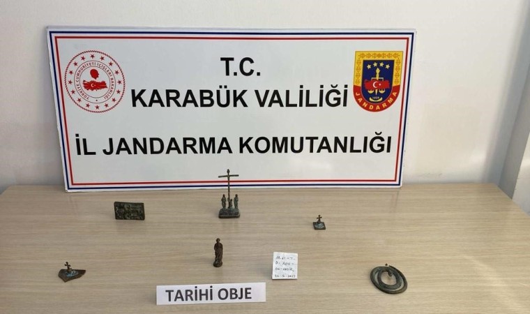 Karabükte tarihi eser operasyonu