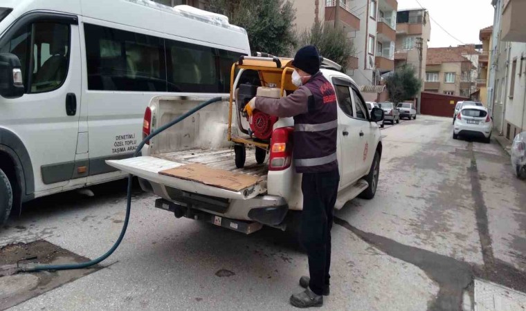 Karesi belediyesi tüm birimleriyle sahada