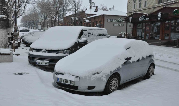 Kars kara teslim, 69 köy yolu ulaşıma kapandı