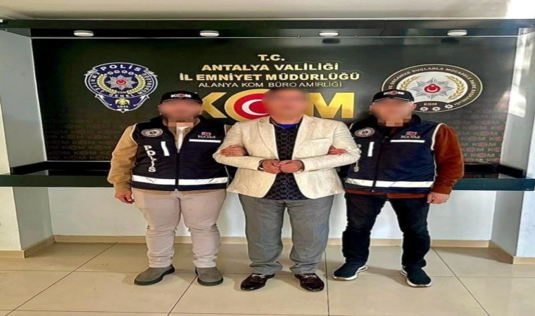 Kırmızı bültenle aranan şahıs Antalyada yakalandı