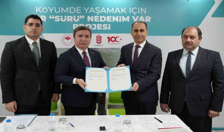 “Köyümde Yaşamak İçin Bir Sürü Nedenim Var projesi yeni dönem protokolü imzalandı