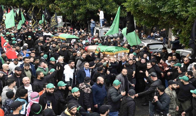 Lübnanda öldürülen Hamas Siyasi Büro Başkan Yardımcısı El Aruri toprağa verildi