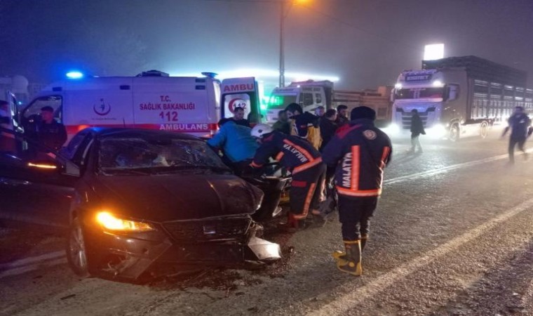 Malatyada trafik kazası: 1 ölü, 5 yaralı