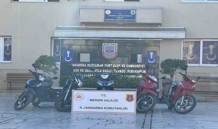 Mersin Erdemlide motosiklet hırsızı yakalanıp tutuklandı