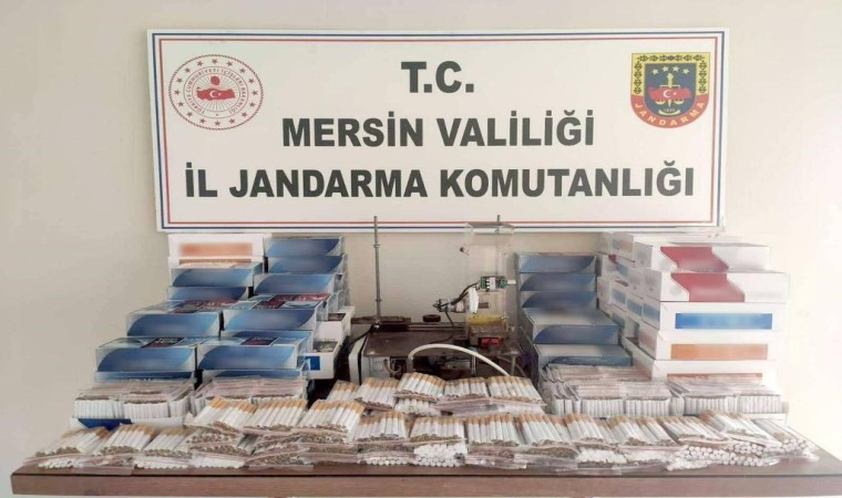 Mersinde 100 bin kaçak makaron ele geçirildi