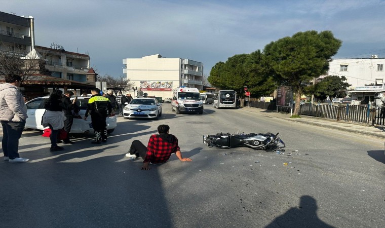 Milastaki kazalarda 3 motosiklet sürücüsü yaralandı