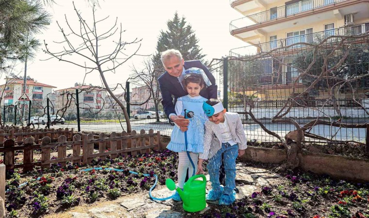 Miniklerin yağmur hasadıyla tonlarca su tasarruf edildi