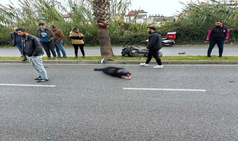 Motosikletiyle palmiye ağacına çarpan 16 yaşındaki Harundan 2 gün sonra acı haber