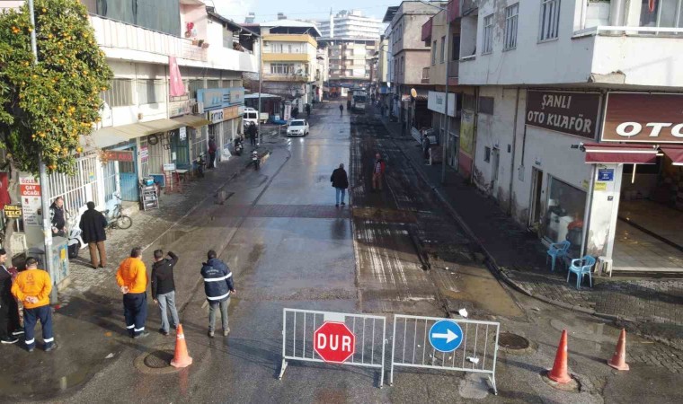 Nazillide altyapısı yetersiz olan cadde yenileniyor