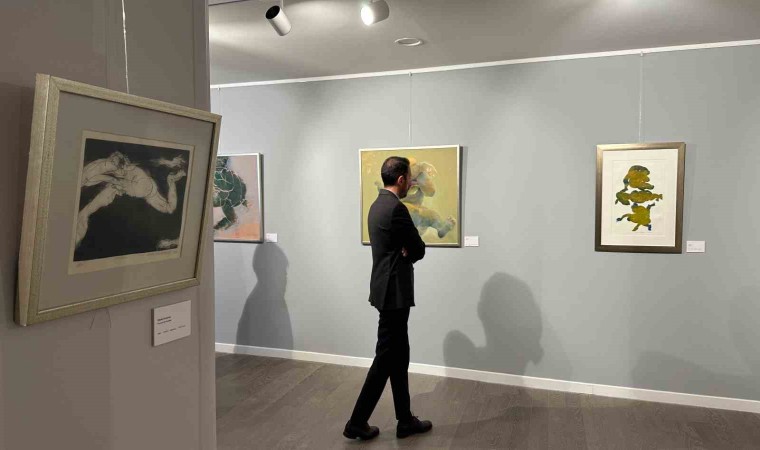 ‘Oktay Anılanmert Retrospektif sergisi İş Sanat Ankara Sanat Galerisinde açıldı