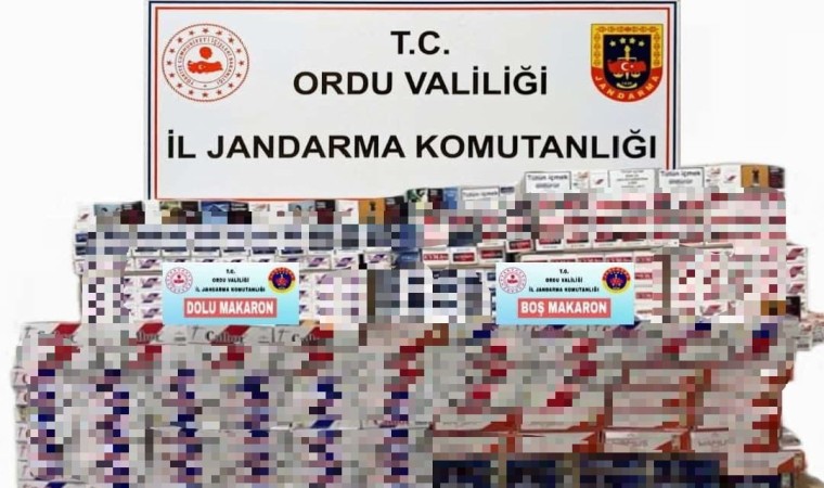 Orduda kaçak tütün mamulleri operasyonu