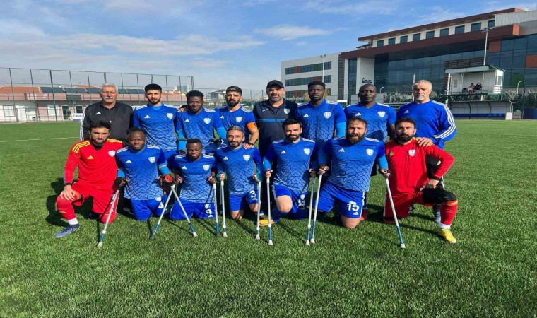 Şahinbey Ampute Futbol Takımı Konya deplasmanından galibiyetle döndü 4-0