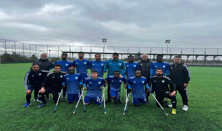 Şahinbey Ampute Futbol Takımından farklı skor 11-1