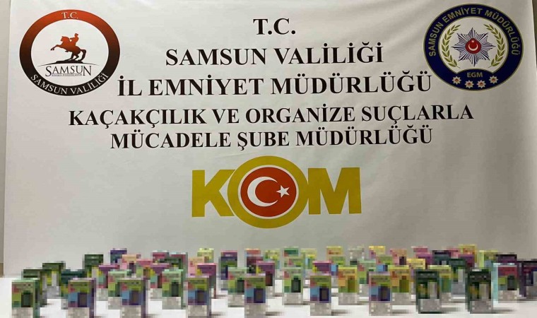 Samsunda kaçakçılık operasyonu