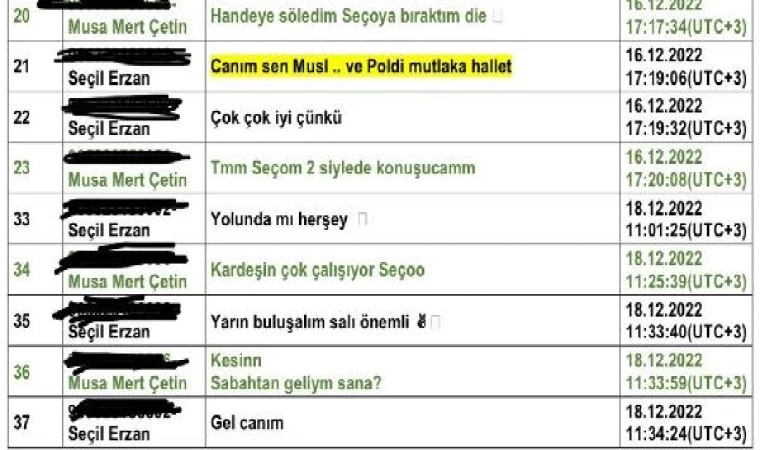 Seçil Erzan’ın cep telefonundan yeni detaylar: Candaş Gürol ve Tercüman Mert Çetin ile mesajları ortaya çıktı