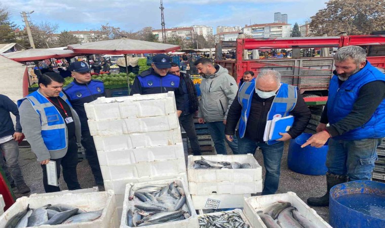 Sincanda zabıta ekipleri balık denetiminde