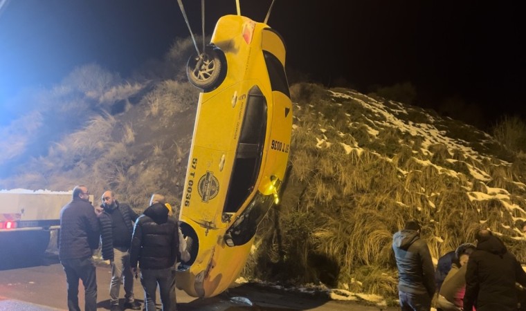 Sinopta buzlanma kazaya neden oldu: 1 yaralı