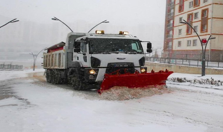 Şırnak Belediyesinden vatandaşlara kar uyarısı