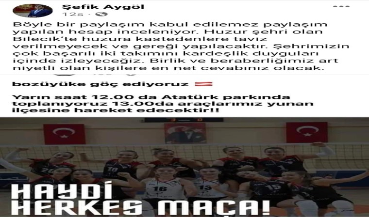 Skandal paylaşıma Bilecik Valisi Aygöl el attı