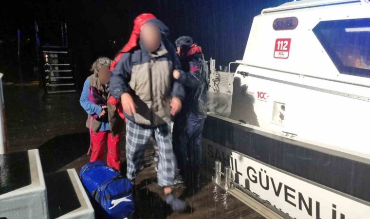 Şövalye Adasında yaralanan vatandaş için tıbbi tahliye