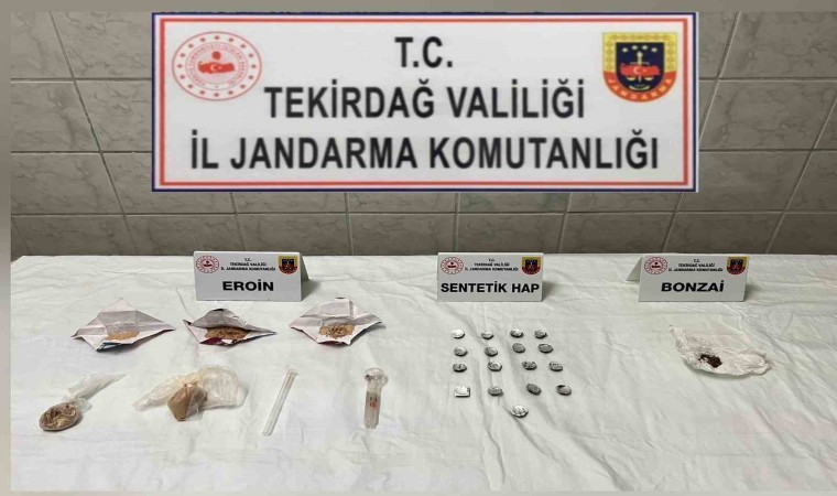 Tekirdağda uyuşturucu operasyonu: 3 gözaltı