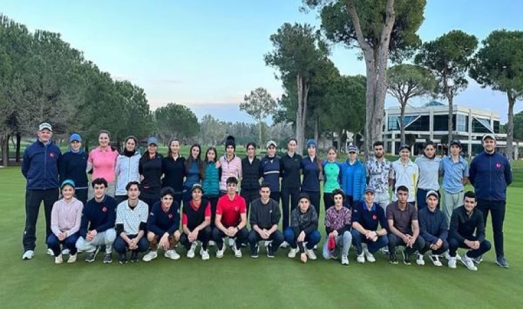 TGF Golf Milli Takım Aday Kampı Antalya’da devam ediyor