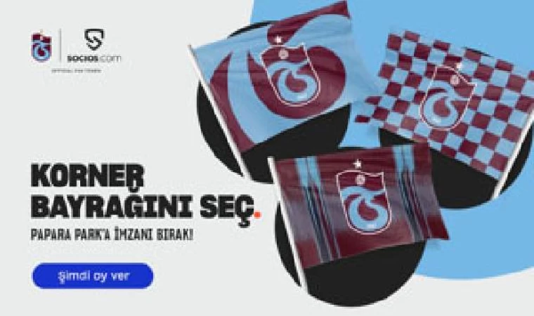 Trabzonspor’un korner bayrağını taraftar seçecek  