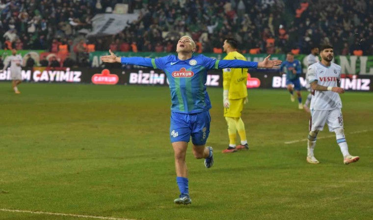 Trendyol Süper Lig: Çaykur Rizespor: 1 - Trabzonspor: 0 (Maç sonucu)