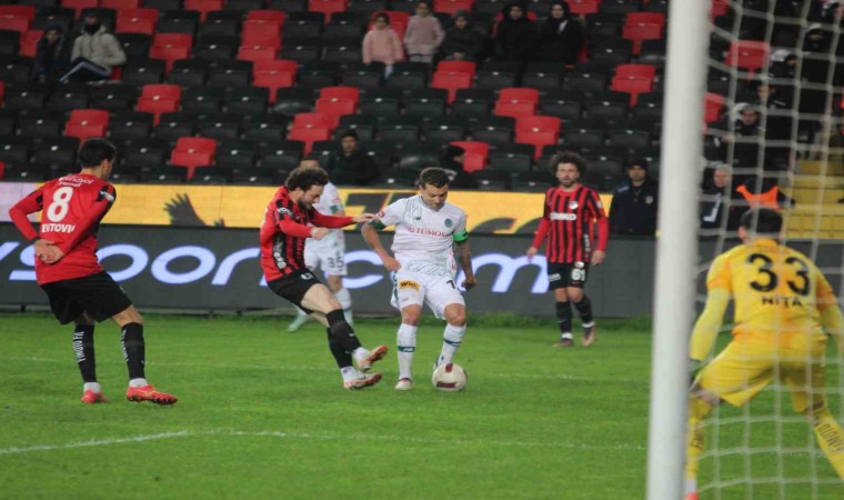 Trendyol Süper Lig: Gaziantep FK: 1 - Konyaspor: 1 (Maç sonucu)