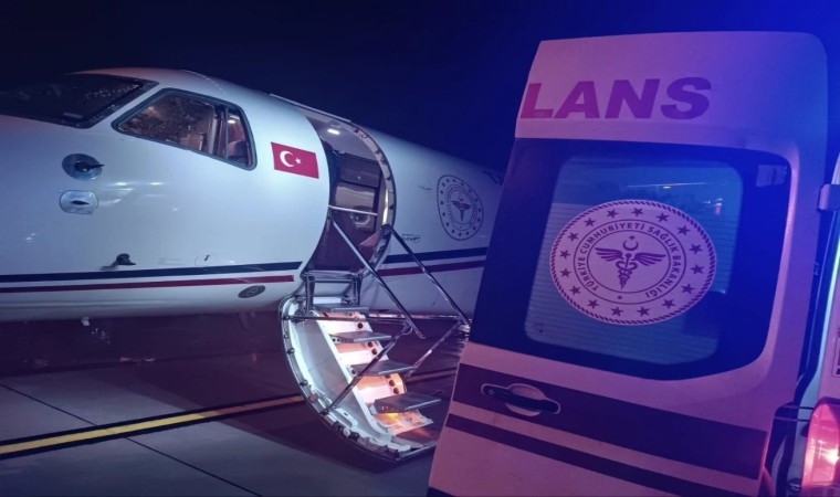 Vanda 3 aylık bebek ambulans uçakla Ankaraya sevk edildi